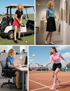 Chemises polo pour femmes, 100 % coton, broderie personnalisée, coupe ajustée, séchage rapide, coton et polyester. - Product Image 6