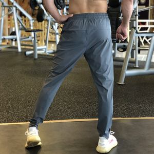Top quality Factory wear 100% cotton Spandex Drawstring hot selling Waist <b>Slim</b> Fit Sports <b>Jogger</b> Pants for Men - Product Image 4