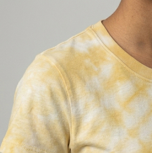 T-shirt tie-dye délavé pour homme 100% coton, style décontracté, effet délavé à l'acide - Product Image 5