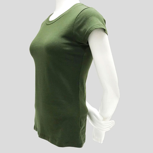 เสื้อยืดลำลองผู้หญิงคุณภาพดี สตรีทแวร์ ผ้าฝ้าย 100% แห้งเร็ว ระบายอากาศดี คอกลม แขนสั้น มีโลโก้ ใส่ได้ทุกฤดู - Product Image 4