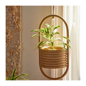 Soporte para Plantas de Ratán Ecológico de Grado Comercial, Cesta Tejida a Mano con Opciones Personalizables para Hoteles, Resorts y Jardines - Product Image 1