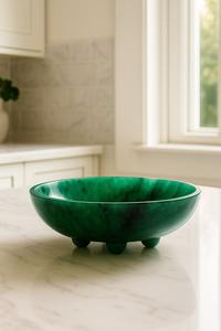 Cuenco de resina epoxi de diseño para una colección única de decoración del hogar que agrega una pieza distintiva con arte moderno en resina. - Product Image 4