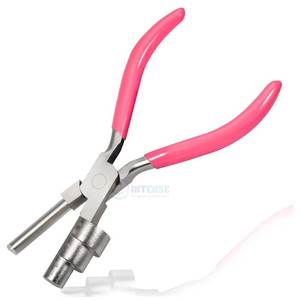 3 Step Bail Making Pliers Stainless Steel <b>Wire</b> Bending Looping Jewelry Making Tool Multi Size Precision <b>Craft</b> Durable Comfort - Product Image 1