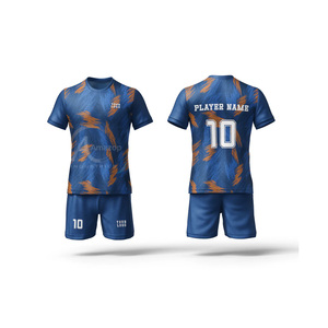 Uniforme de Fútbol Sublimado Personalizado, Poliéster 140-180 GSM, Conjunto Deportivo Impreso, Pantalones Cortos, Proveedor Mayorista OEM - Product Image 2
