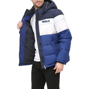 Trending Style Hooded Puffer <b>Jacket</b> Men Winter Outerwear Lightweight Warm Waterproof Windproof Street Style <b>Travel</b> - Product Image 4
