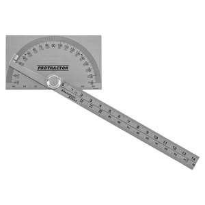 Stainless steel <b>Square</b>-Head Protractor with Polished finish - Product Image 1