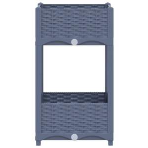 Pots et jardinières surélevés en polypropylène bleu gris 15,7 po x 15,7 po x 28,0 po - Product Image 3