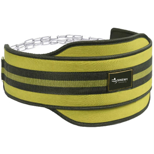 Men's Fitness Safety Pull-Up Barbell Training <b>Waist</b> Belt Gym Weightlifting Dip Belt with <b>Chain</b> Strength Training Dip Belt - Product Image 3