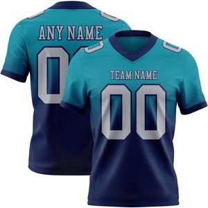 Camiseta de Fútbol Americano Juvenil, Mezcla de Spandex, Impresión Digital, Nombre y Número del Equipo Personalizados, Proveedor de Fábrica, Ropa Deportiva - Product Image 5