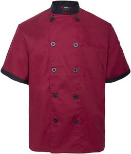 Veste d'uniforme de chef personnalisée pour personnel de restaurant, vêtement de travail léger et respirant, manteau de cuisine, commande en gros, marque privée d'usine, B2B - Product Image 2