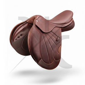 Silla de Doma Inglesa Versátil de Alta Calidad, Cuero Duradero, Gullet Ajustable, Productos Personalizados para Carreras de Caballos Ingleses de la India - Product Image 3