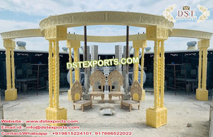 ชุดรูปแบบ manavarai mandap งานแต่งงานเวที mandap งานแต่งงานเวทีแต่งงาน manavarai การออกแบบที่ยิ่งใหญ่งานแต่งงานเส้นใย manavarai mandap UK - Product Image 5