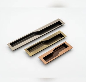Modern Solid SS Invisible Sliding <b>Door</b> <b>Handle</b> Flush <b>Pull</b> Hardware for Kitchen Bathroom Living Room Cabinet Drawer Box Accessory - Product Image 3