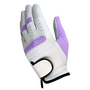 Latest Arrival Men Golf Gloves Sheepskin Breathable Lightweight Non Slip Adjustable Wrist <b>Strap</b> Hand Grips Adult Fashionable - Product Image 6