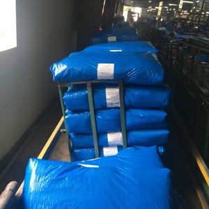 Best Seller 50 Gr/m2 Hoja de lona de PE azul Hoja de plástico impermeable de Selle - Product Image 5