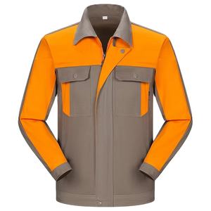 Chaqueta de uniforme para hombre para Taller de fábrica, soldador eléctrico, reparación, traje de algodón con múltiples bolsillos, logotipo impreso, trabajo antiestático - Product Image 4