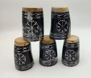 Vaso de Cuerno de Búfalo Hecho a Mano, Ecológico, de Forma Natural, REHMAN CRAFT - Product Image 5