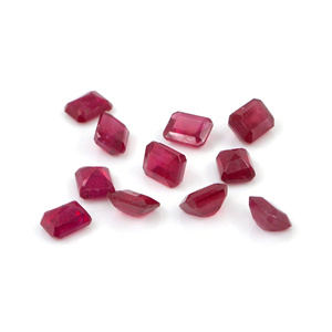 Natural Bangkok Ruby Calibrated Octagons 5x6mm, Natural Loose Faceted Ruby Gemstone For Jewelry Making Ready To Use - Product Image 5