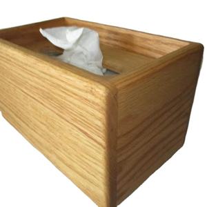 Boîte à mouchoirs en noyer de luxe durable |   Porte-papier en bois pour salle de bain et salon |   Boîte de rangement de bureau moderne |   Décoration intérieure - Product Image 1