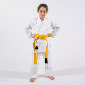 Tenues d'arts martiaux personnalisées, ensembles d'uniformes de judo pour enfants, taille enfant, haute qualité, 100% coton extensible, respirant, dernier design, commande en gros - Product Image 6