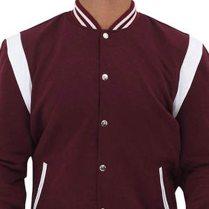 Letterman Varsity Jacket for <b>Men</b> Custom High Street Style with Front Logo Stand Collar Zipper Coat - Product Image 1