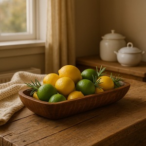 Centros de mesa de madera de mango de nogal antiguo XL, venta al por mayor, portavelas de ensalada de masa multifuncional tallados a mano, Vintage decorativo - Product Image 3