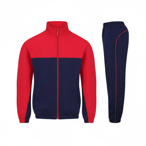 Ensemble de survêtement de football pour hommes en polyester 100 % personnalisé OEM, manches courtes, logo frontal par sublimation, séchage rapide, respirant, 240g - Product Image 5