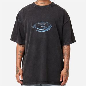 Camiseta Extra Grande con Estampado Gráfico Vintage, 100% Algodón, Impresión DTG de Alta Calidad, Ecológica, Transpirable, Estilo Urbano, Unisex, Moda de Verano - Product Image 1