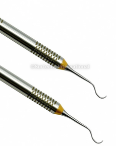 Surtechs Periodontal Montana Jack Sickle Scaler, Instrumento Dental de Doble Punta con Luz, Juego de 2 - Product Image 3