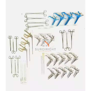 ชุดเครื่องมือผ่าตัดสูตินรีเวชแบบแมนนวล 56 ชิ้น คุณภาพเยี่ยม ราคาสุดคุ้ม พร้อมคีมสแตนเลส หัวตรวจภายใน ได้รับการรับรองมาตรฐาน CE รับประกัน 1 ปี SurgiRight - Product Image 4