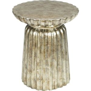 Table d'appoint en métal de luxe avec surface polie, idéale pour un aménagement de salon haut de gamme - Product Image 4