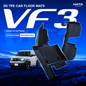 Tapis de voiture KATA en TPE, épaisseur 5 mm, ajustement universel, ensemble complet 4 pièces, garantie 1 an, imperméables, durables, faciles à nettoyer, origine Vietnam, pour Vinfast - Product Image 1
