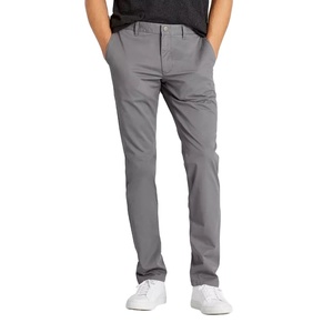 Pantalon chino droit en sergé de coton coupe ajustée de haute qualité pour hommes broderie personnalisée style décontracté grande taille directement fournisseur BD - Product Image 2