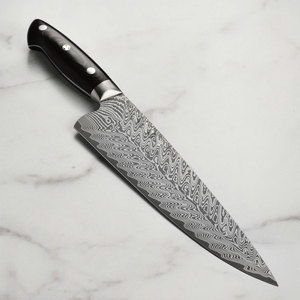 Damascus Steel Chef Knife for Professional Food Preparation and Household Kitchen Tasks Damascus Steel Multi Purpose Knife - Product Image 1