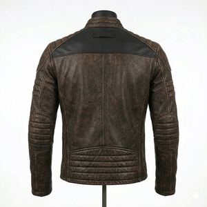 แจ็คเก็ตหนังคุณภาพสูง รุ่นใหม่ล่าสุด แฟชั่นฤดูหนาว รับทำโลโก้ตามสั่ง MOQ ต่ำ ผลิตจากหนังแท้คุณภาพเยี่ยม - Product Image 3