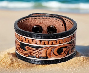 New Arrival Fashionable Summer Flexible Breathable <b>Leather</b> Adjustable <b>Leather</b> <b>Bracelet</b> High Quality OEM Custom Service - Product Image 5