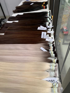 <b>Top</b> Trending 100% Vietnamese Virgin Hair Extensions Bulk 24 Inch Natural Straight Silky Wave Super Double Drawn Machine Double - Product Image 2