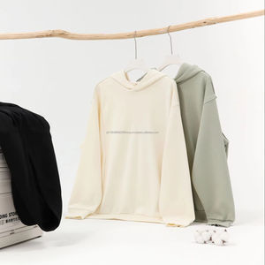 Vente en gros 380G Sweat à capuche décontracté pour hommes Personnalisé French Terry à capuche Poches latérales Coton Polyester Surdimensionné Motif solide Automne - Product Image 1