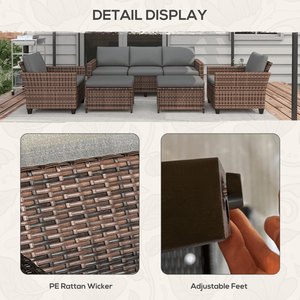 Set di Mobili da Giardino con Diverse Pezzi per Vivere All'Aperto - Product Image 4