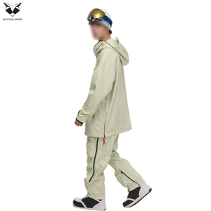 Sweat-shirts de ski d'hiver sur mesure de qualité supérieure, imperméables et coupe-vent, résistants, avec fermeture éclair, respirants et thermiques pour adultes - Product Image 4