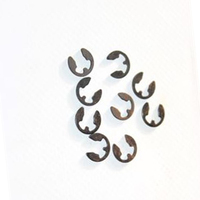 Bus Steel E-Clip Circlip High Resilience External Retaining Ring Durable Shaft Fastener Snap Ring Kit Professional Hardware