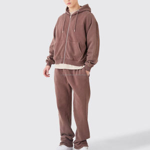 Conjunto Deportivo Personalizado de Alta Calidad, Pantalones Deportivos Holgados para Hombre, Trajes Deportivos Lisos Holgados - Product Image 5