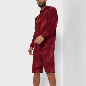 Ensemble T-shirt et short pour homme, nouveau, délavé à l'acide, personnalisé, en coton vintage, vente en gros - Product Image 1