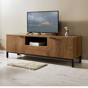 Modern Vintage Light Luxury Wood <b>TV</b> <b>Stand</b> with Eco-Friendly Storage for Living Room Bedroom Apartment & Hotel - Product Image 2