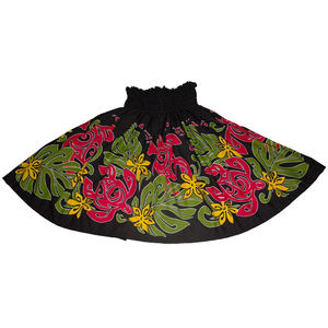 Vestido Maxi Floral Bordado Hawaiano de Otoño para Mujer, Vestido Informal Ligero de Algodón 100% para Vacaciones en la Playa o en una Isla Tropical - Product Image 4