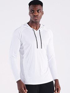 Sweat à capuche de sport pour homme à manches longues, séchage rapide, pour la gym, le basketball, l'entraînement et la course - Product Image 5