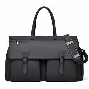 Sacs de voyage en cuir véritable fait main sur mesure 2026 grande taille pour homme et femme, sac de sport et de voyage en cuir de vachette véritable pour le week-end - Product Image 1