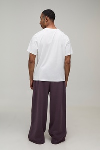 Pantalones deportivos anchos para hombre, personalizados, de poliéster y algodón, estilo jogger extragrande, holgados, informales, para hombre, ropa OEM al por mayor - Product Image 6