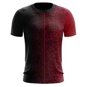 Uniforme de Fútbol con Impresión Digital Personalizada, Diseño Geométrico Turquesa, Manga Corta, Cuello Redondo Transpirable, Nombre y Número Personalizados, 100% - Product Image 1