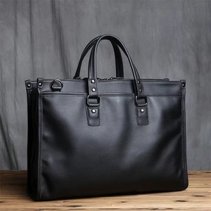 Bolso Mensajero para Portátil de Cuero Genuino, Estilo Moderno Vintage, de Alta Calidad, Bandolera, Maletín, para Viajes de Negocios, Ecológico y Duradero - Product Image 4